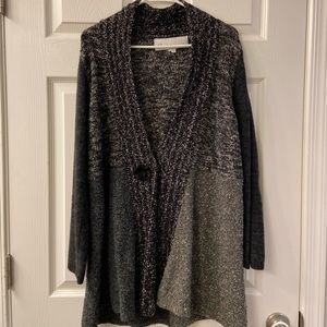 Thick knit cardigan
